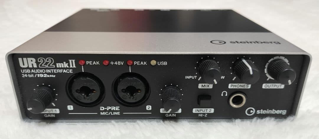 Steinberg UR22mkII オーディオインターフェース