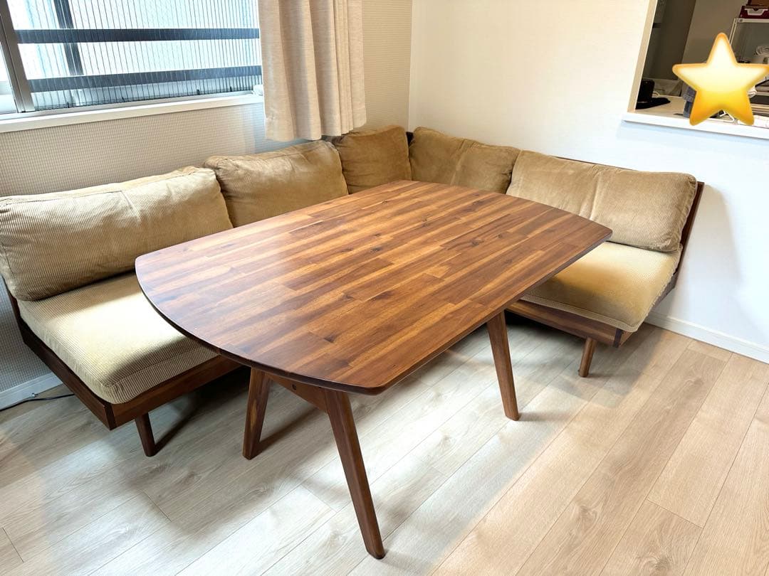 マサunico SWELLA(スウェラ) ダイニング3点セット