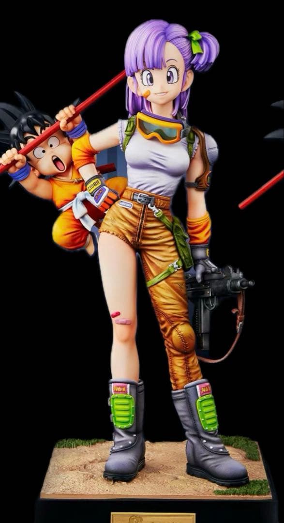 大和ページ　孫悟空&ブルマ　1/6スケール