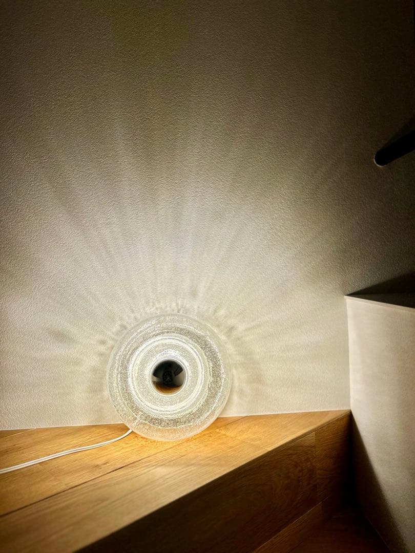 じゅん）独60年代　Doria ムラーノ・気泡ガラス　ヴィンテージ・ランプ