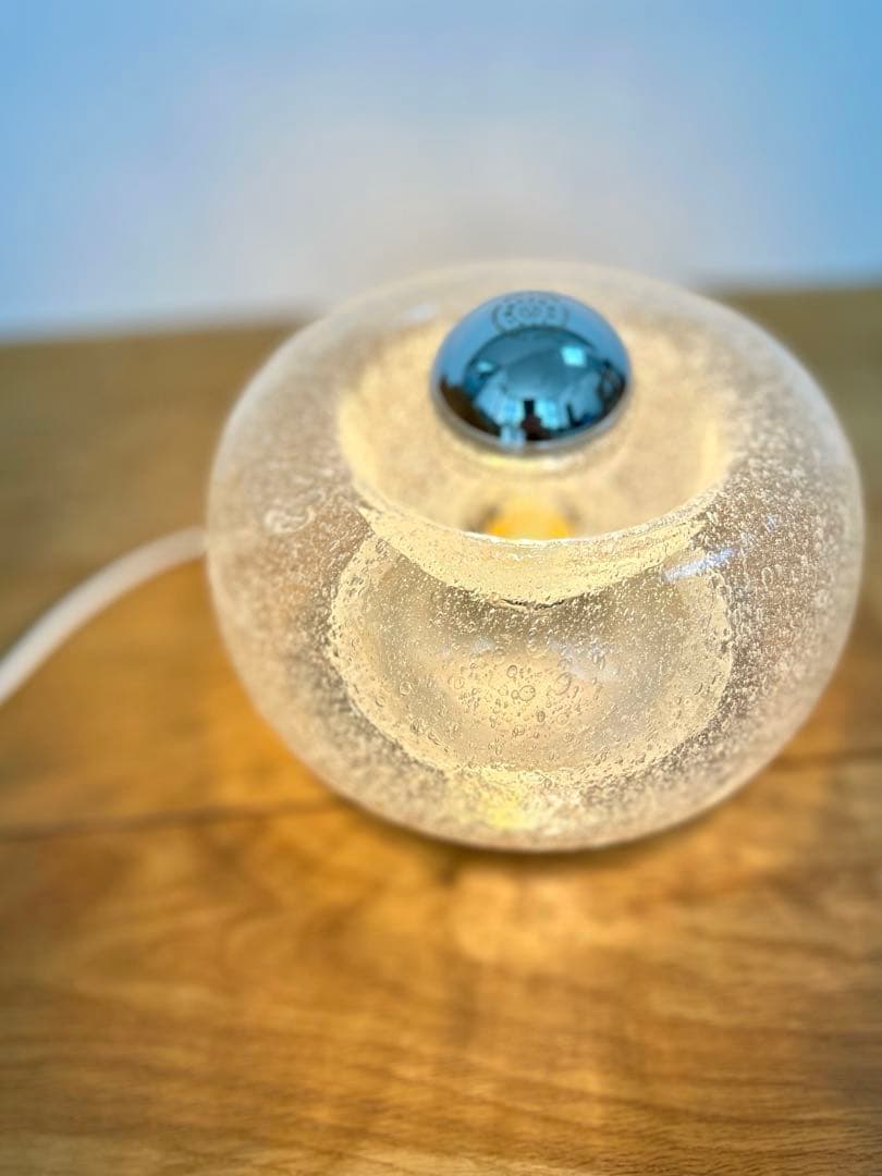 じゅん）独60年代　Doria ムラーノ・気泡ガラス　ヴィンテージ・ランプ