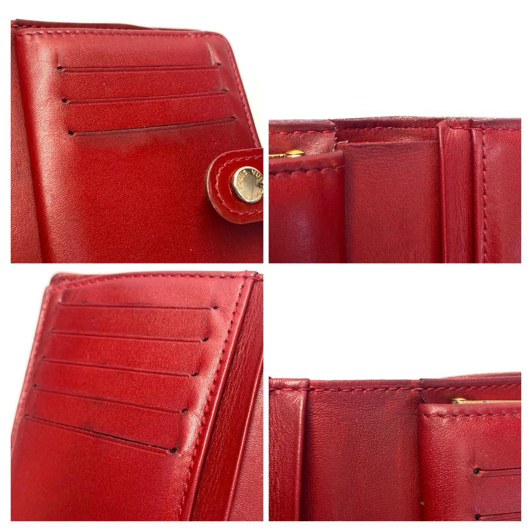 LOUIS VUITTON ルイヴィトン　折り財布　がま口 ヴェルニ