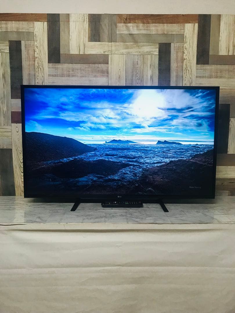 即日受渡❣️全国送料込LG49型4KテレビYouTube.Netflix新品リモ付