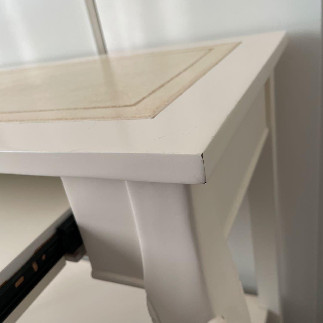 猫脚　ネコ脚　アンティーク　パソコンデスク　家具　机　テーブル　花台　フラワー