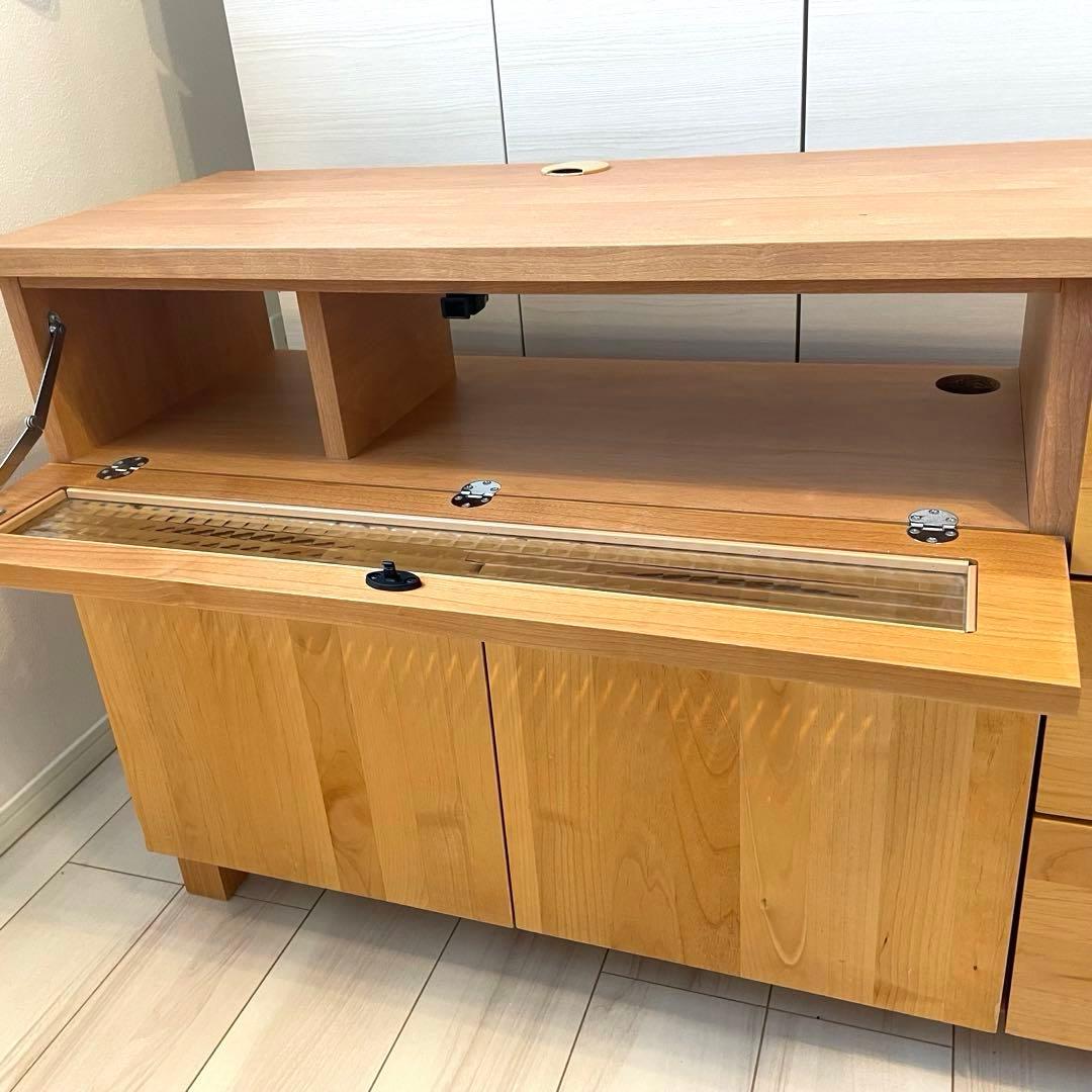 送料込み！アルダー材のテレビ台　幅117cm