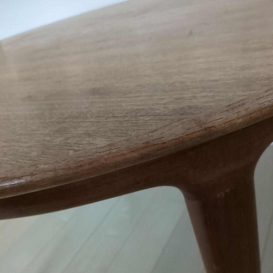 北欧 ビンテージ ヨハネス アンダーセン ダイニングテーブル　円卓　拡張板欠品