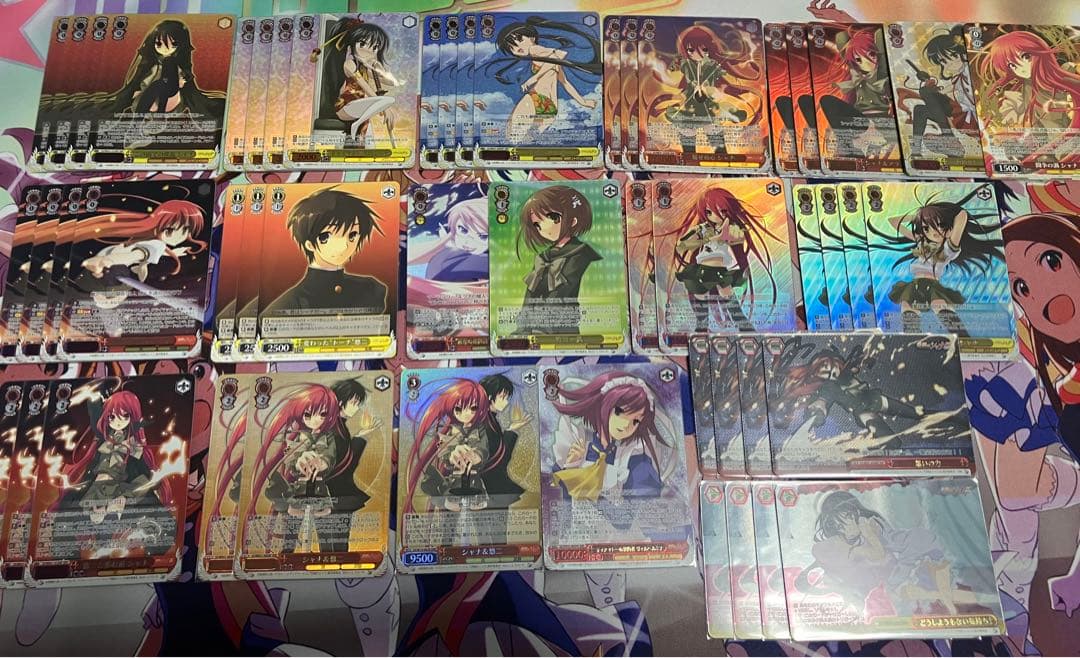 WS ヴァイスシュヴァルツ 灼眼のシャナ デッキ+パーツ　SHP多め