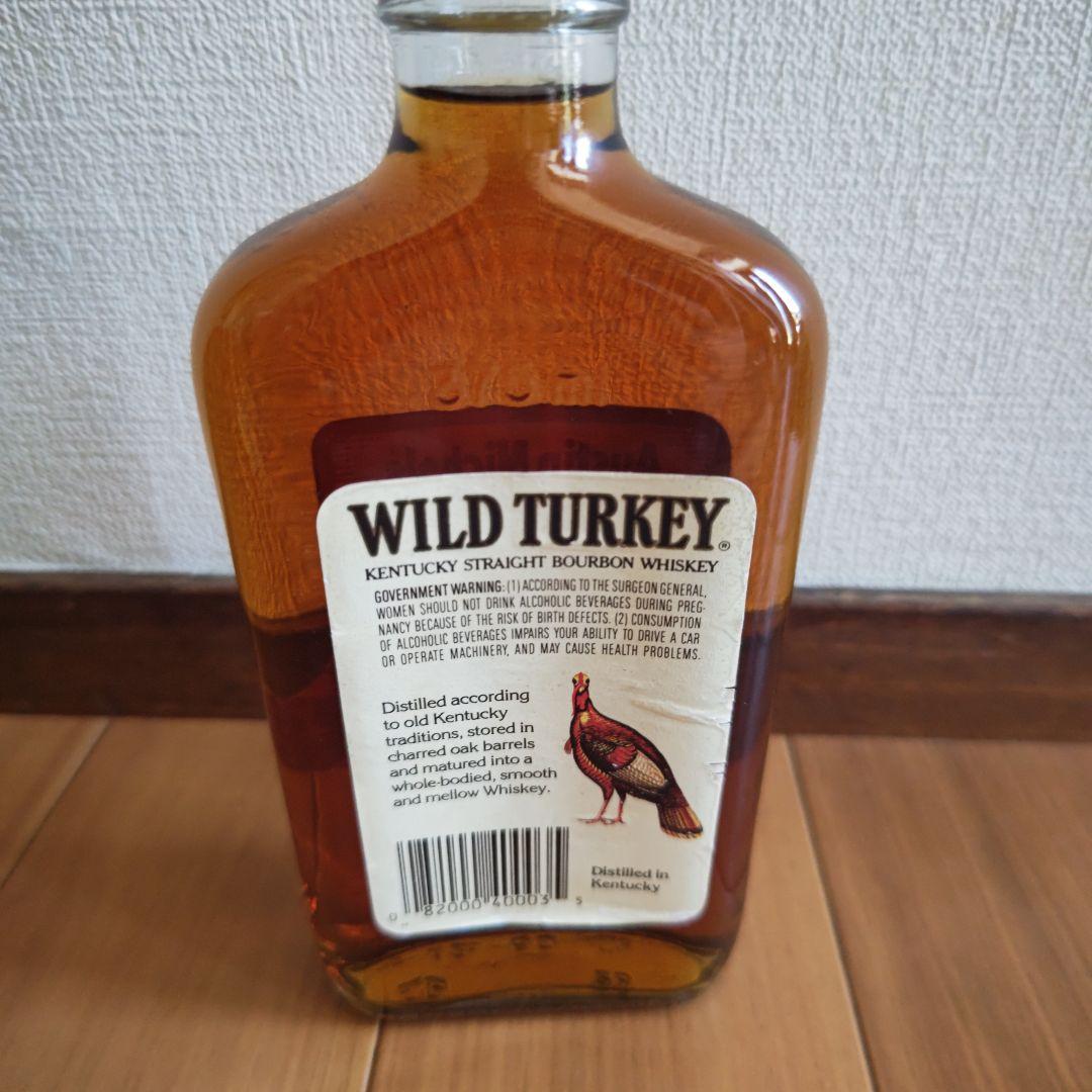 未開封 ワイルドターキー8年　375ml瓶