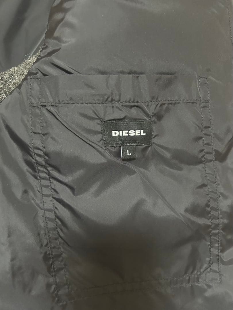 DIESEL ダークグレー ベスト