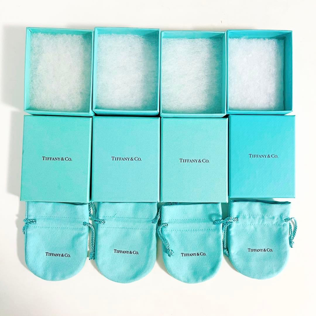 ☆4セット☆ TIFFANY ティファニー プレゼント包装 ボックス 巾着 紙袋