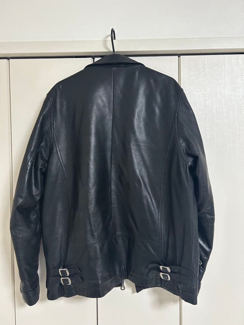 Stussy レザージャケット シングルライダース ステューシー ラムレザー