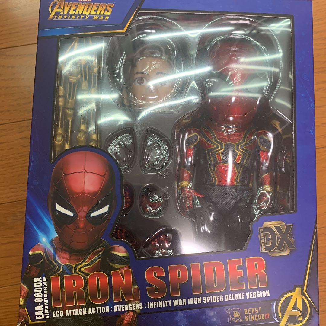 エッグアタック　スパイダーマン アイアンスパイダーマン ホットトイズ