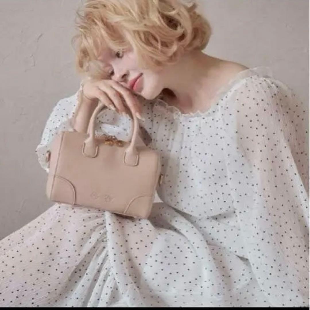 セールmuget ミュゲ2waybostonbagpinkショルダートートバッグ