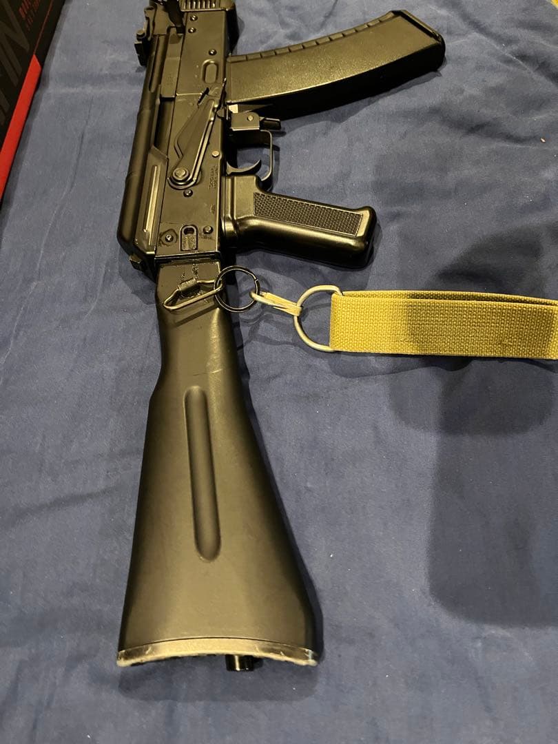 【フルセット】マルイ次世代電動ガンAK74MN、サイドレール、スリング、サイト付