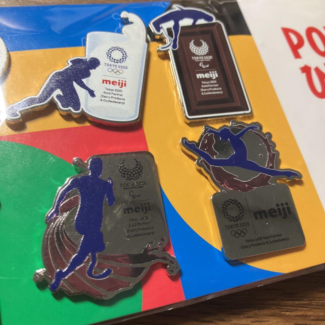 東京オリンピック パラリンピック 明治 ピンバッジ　ピンズ