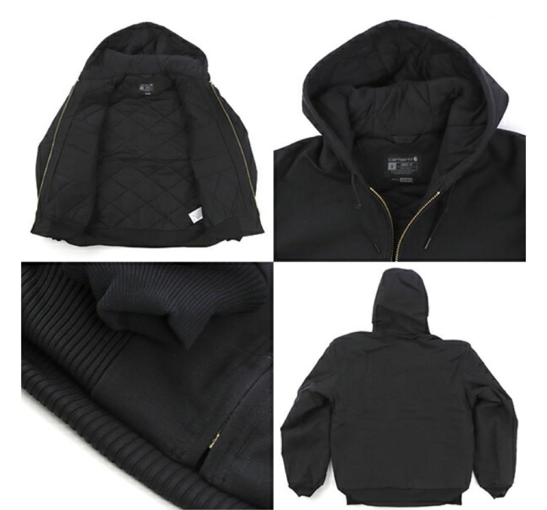 carhartt ブラック アクティブ　ジャケット　Sサイズ