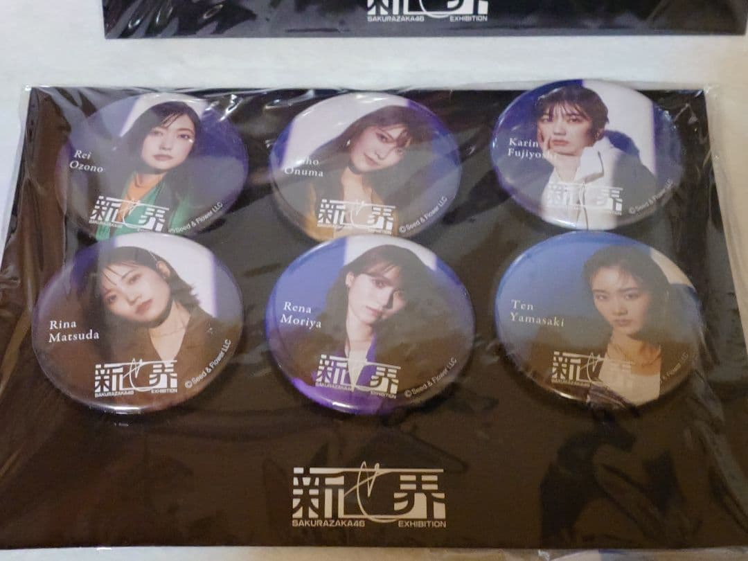 櫻坂46　新せ界　缶バッチコンプリートセット