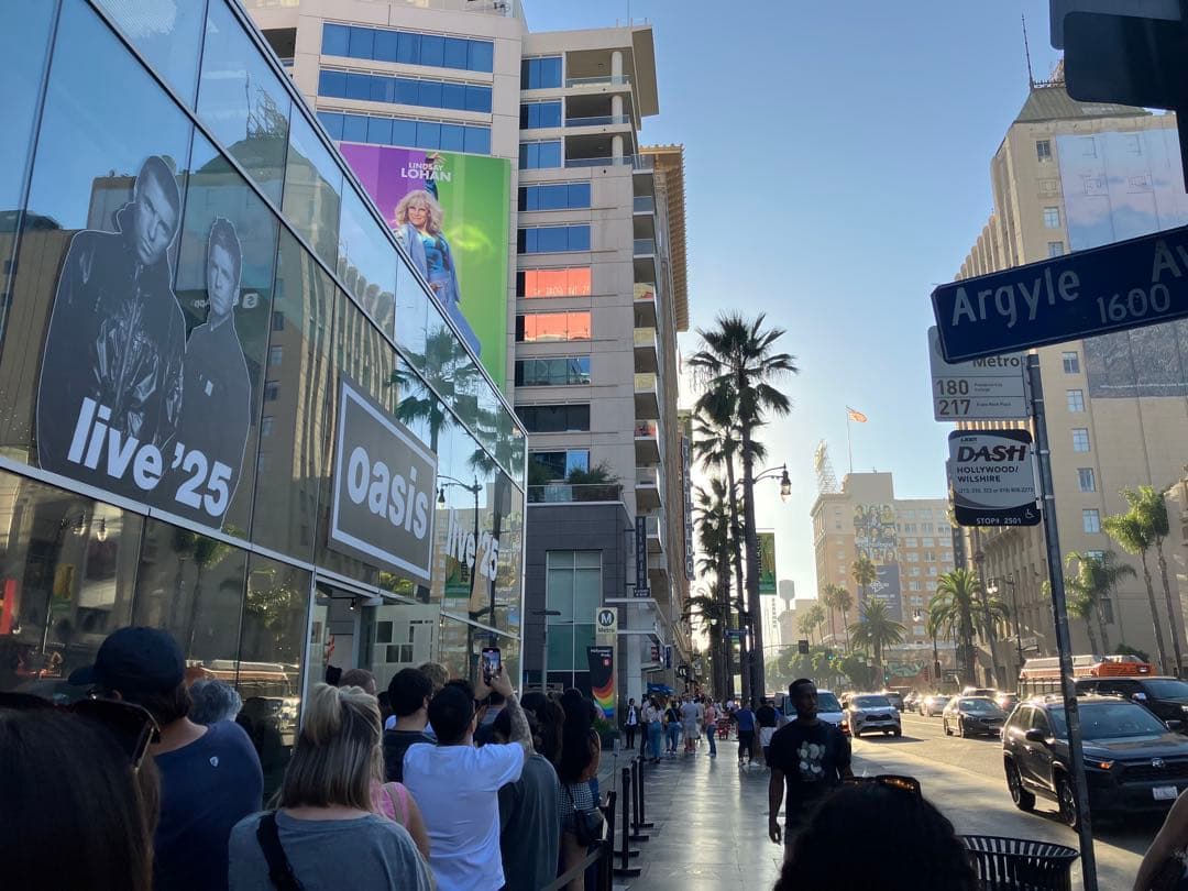 oasis ロサンゼルスライブTシャツ　Sサイズ