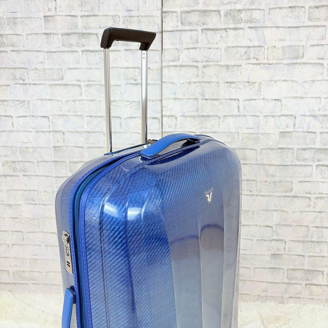 RONCATO 超軽量 キャリーケース 4輪 青 スーツケース ロンカート