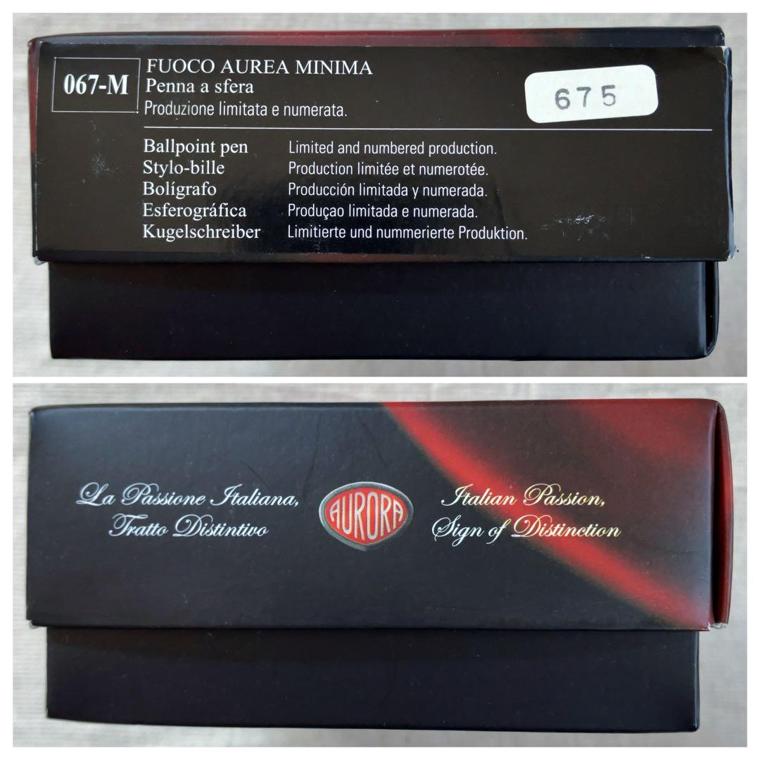 AURORA・AUREA MINIMA・FUOCO・ボールペン・イタリア製・限定