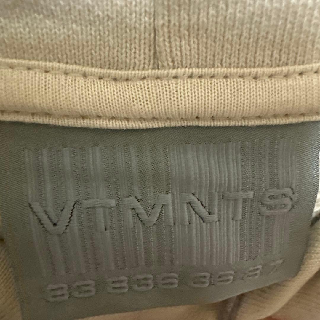 VTMNTS パーカー　ロゴ　刺繍　オーバーサイズ　vetements