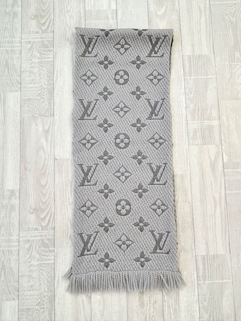 【Louis Vuitton】ロゴマフラー グリペルル定番男女兼用