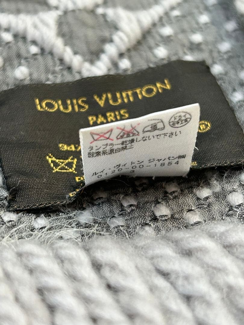【Louis Vuitton】ロゴマフラー グリペルル定番男女兼用