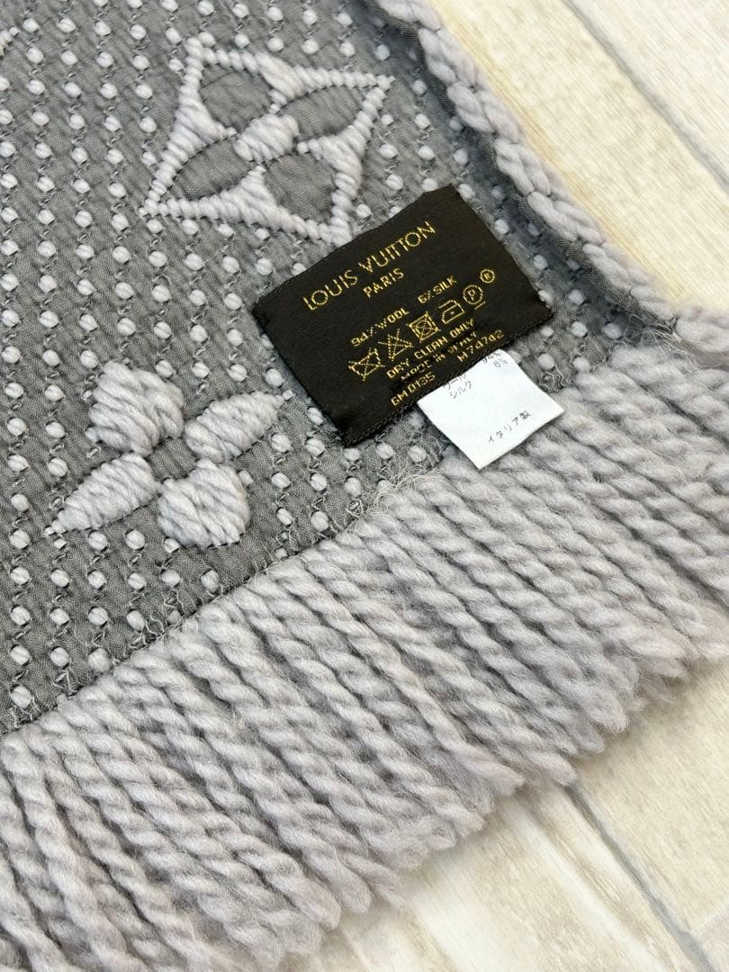 【Louis Vuitton】ロゴマフラー グリペルル定番男女兼用