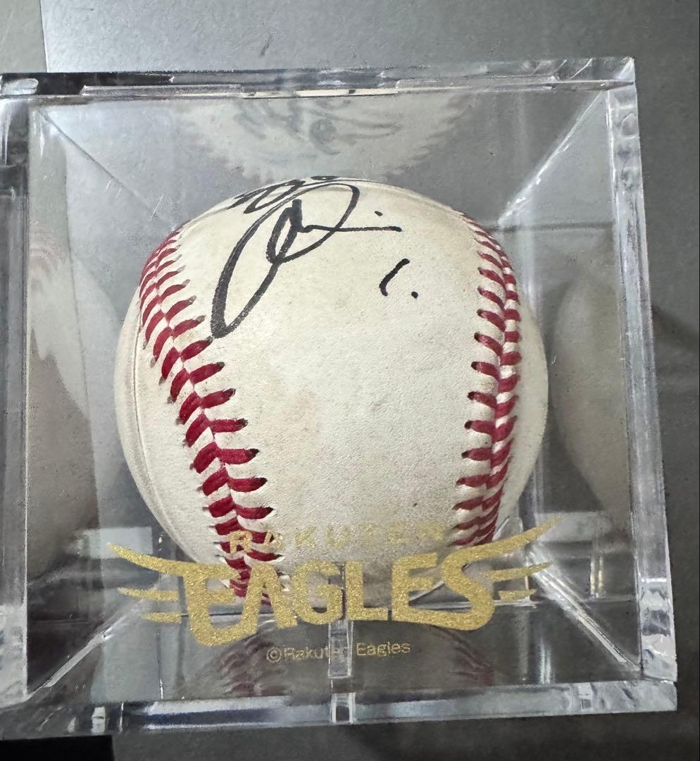 楽天イーグルス　宗山選手　直筆サイン入りボール　4月3日東北開幕試合実使用球