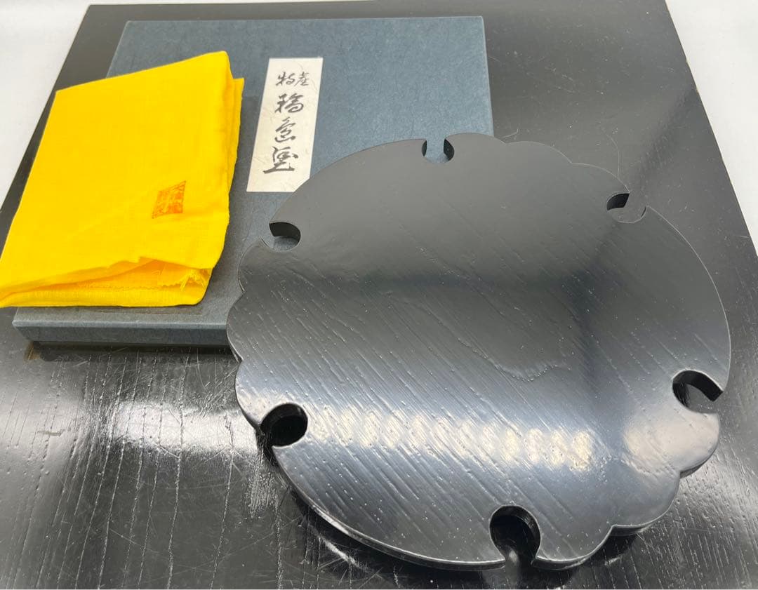 専用です。輪島塗 大雅堂　雪輪敷板　茶道具　木製漆器　未使用品