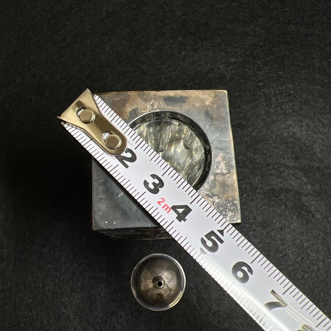 銀製刻印　透彫小花入　180g高さ6㎝　東Y7-1218☆2F