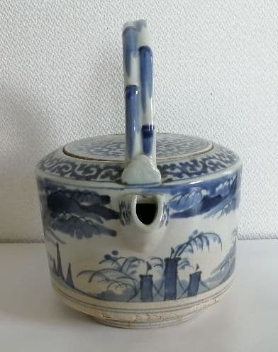 古伊万里　蛸唐草酒つぎ