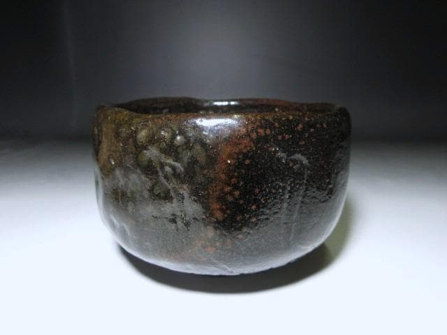 楽吉左衛門四代 一入 立鶴茶碗／裏千家十一代 玄々斎 書付・歌銘在り