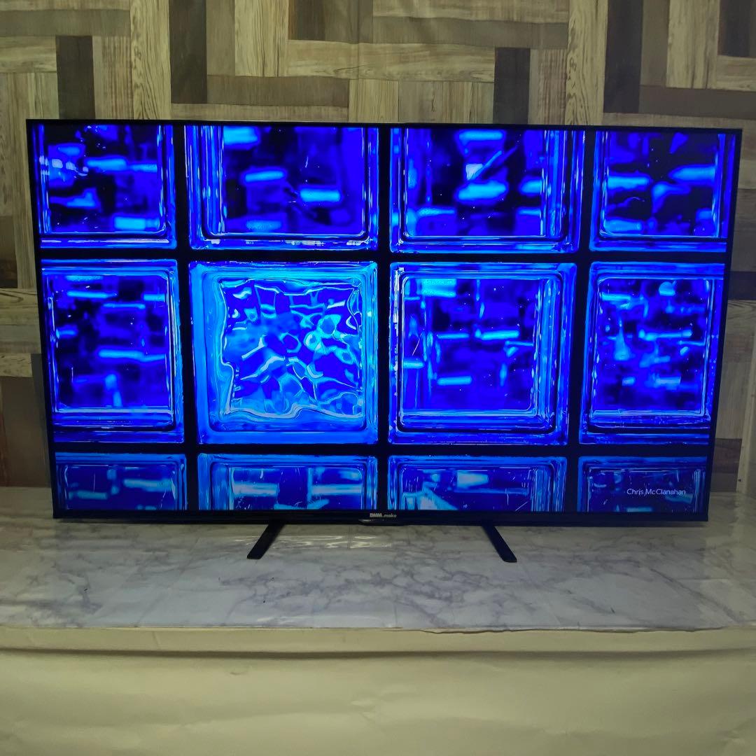 Mr.Tb@さん専用受渡2年前購入DMM55型4Kモニタースピーカー内蔵新品リモ