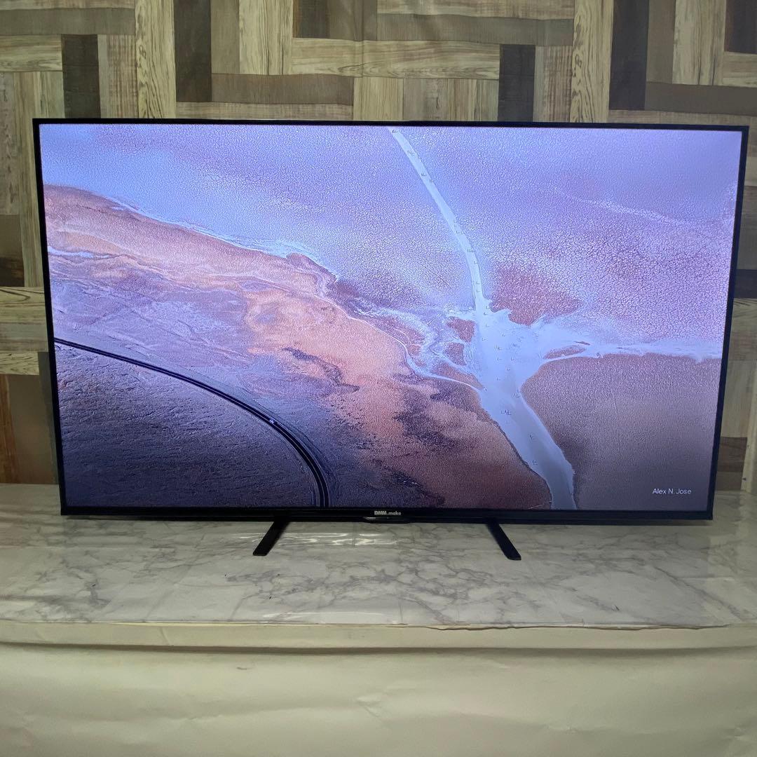 Mr.Tb@さん専用受渡2年前購入DMM55型4Kモニタースピーカー内蔵新品リモ