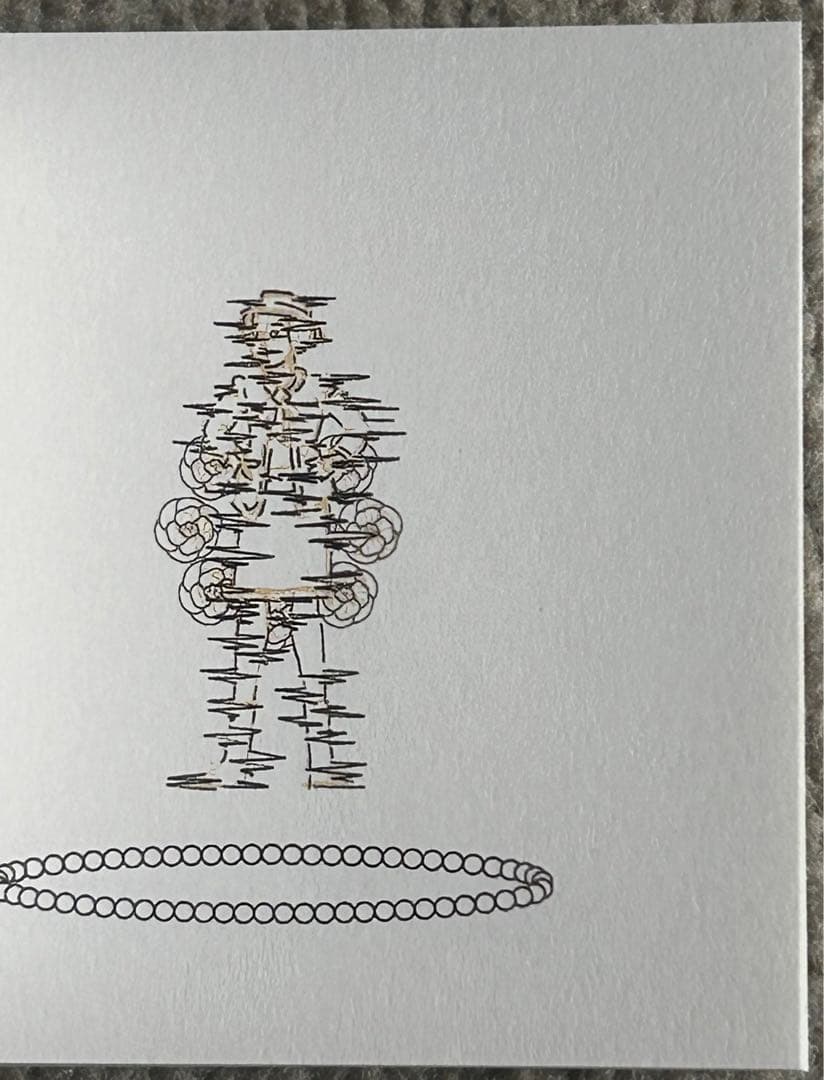 美品　CHANEL チェーン付きフィギュア&パラパラ漫画　新品未使用　非売品