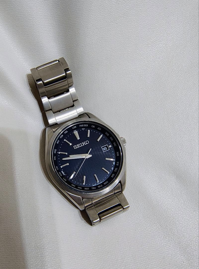 【のり】セイコー　SBTM293　7B75-0AA0　腕時計　電波ソーラー