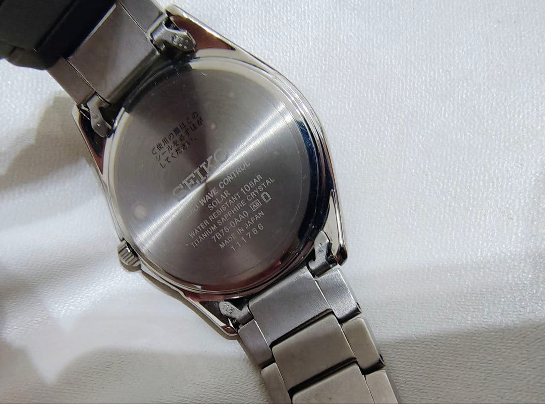 【のり】セイコー　SBTM293　7B75-0AA0　腕時計　電波ソーラー