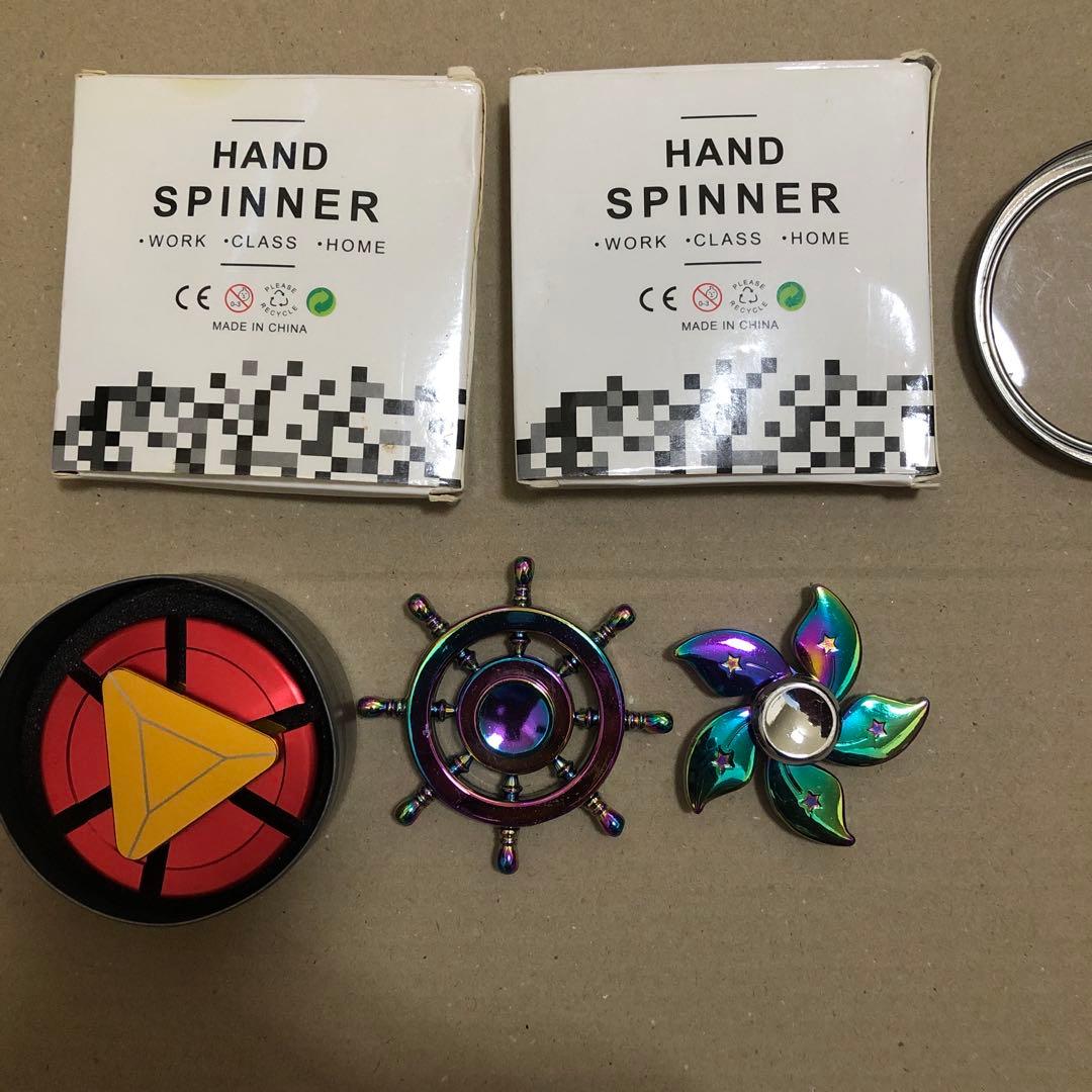 ハンドスピナー　5点セット　アイアンマン　マーベル　ハンスピ