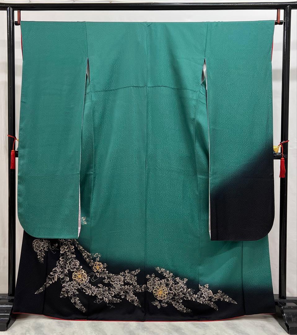 振り袖　フルセット　長襦袢　パーティー　成人式　金彩加工　刺繍入　辻ヶ花　671