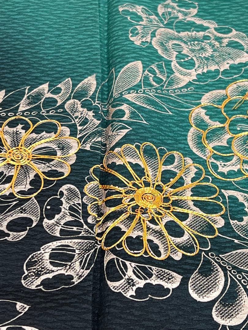 振り袖　フルセット　長襦袢　パーティー　成人式　金彩加工　刺繍入　辻ヶ花　671