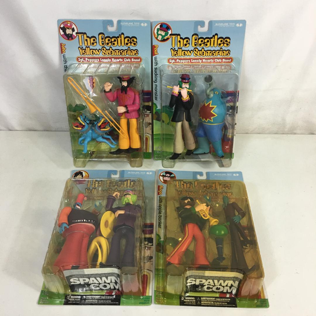 ☆未開封 ビートルズ イエローサブマリン フィギュア ４体セット マクファーレン