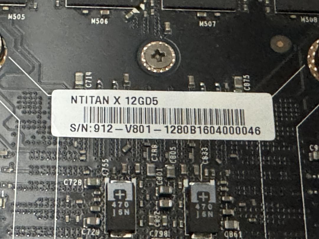 GeForce GTX TITAN X 12GB GDDR5 グラフィックボード