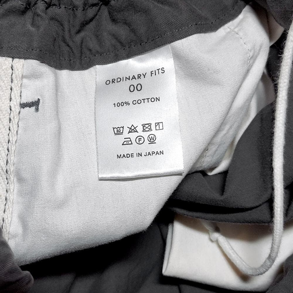 オーディナリーフィッツ✨ゆったりバルーンシルエット コットンボールパンツ スミ黒