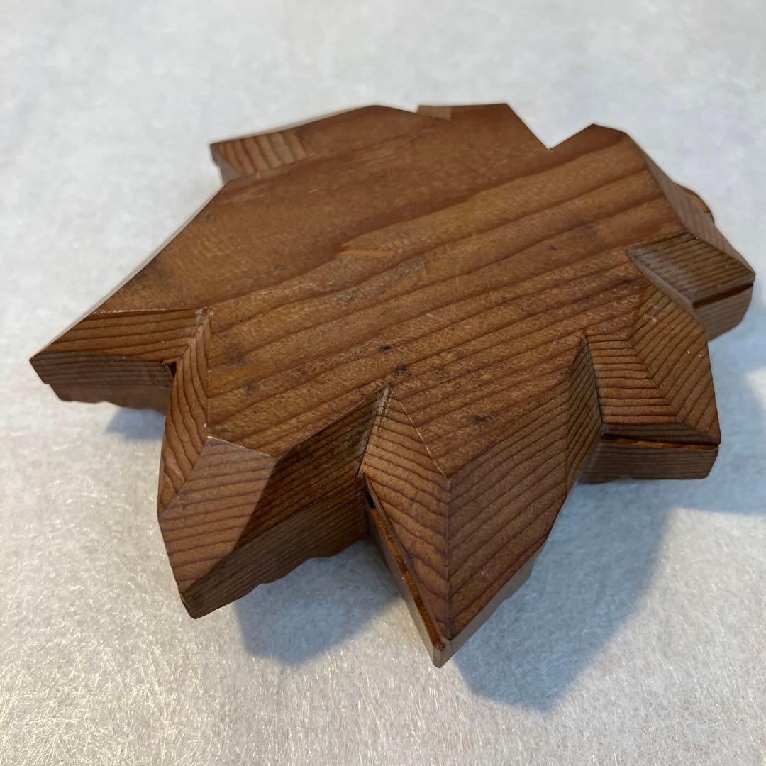 茶道具　香合　一位木(アララギ)使用　もみじ香合　紙箱　配送用桐箱　S61KG