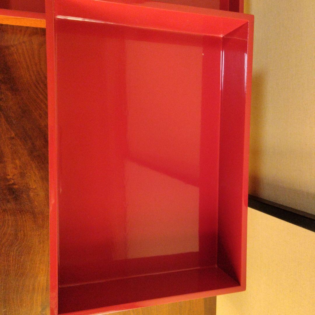 会津塗　木製光沢仕上げ重箱 﨔木地