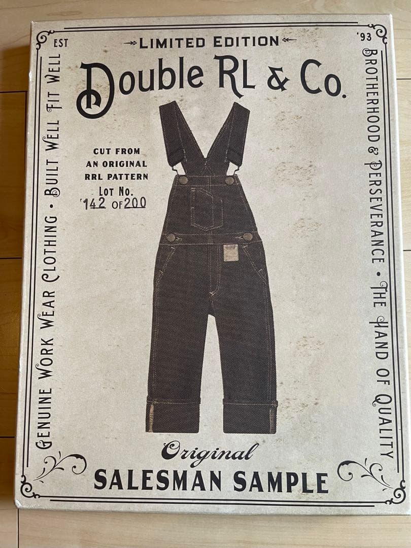 RRL ダブルアールエル SALESMAN SAMPLE オーバーオール