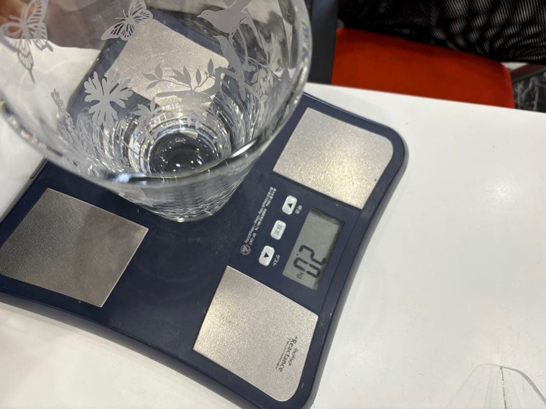 【未使用】バカラ　花瓶　クリスタル