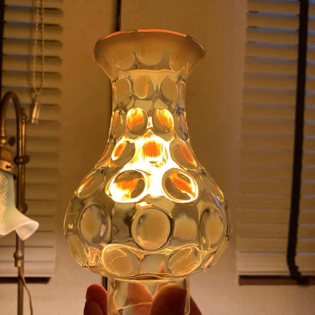 フェントン　1930年　ランプスタンド　アンティークシェード　ランプスタンド