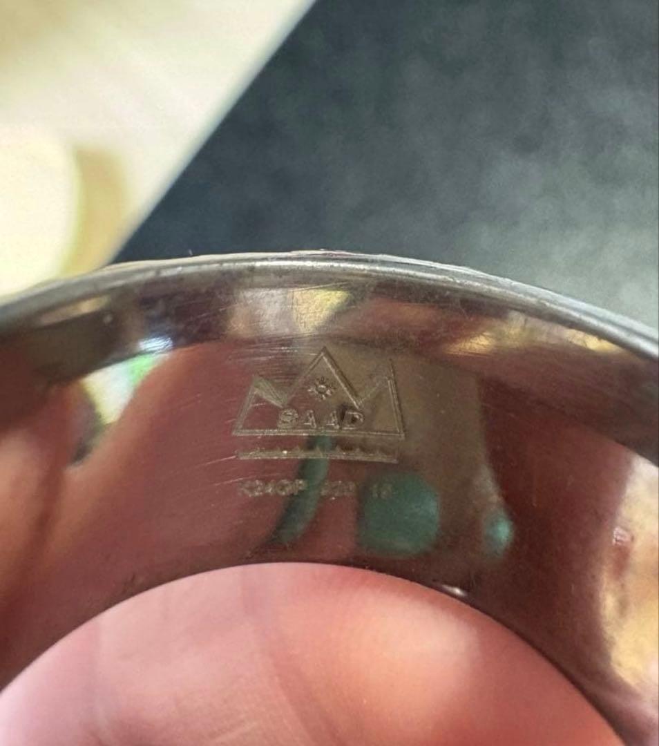 SAAD シルバー 925K24 プルメリア 17号